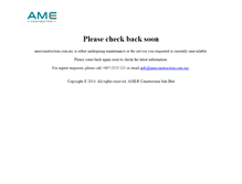 Tablet Screenshot of ameconstruction.com.my